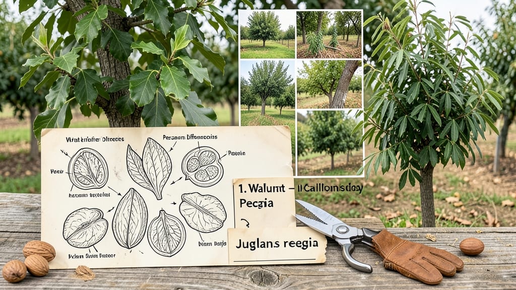 Tree Nut Identification Chart: Visual Guide to 20 Common Species by Shell and Leaf