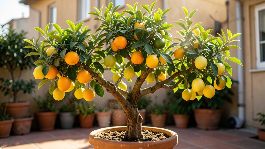 Citrus Multigraft Tree (Orange-Lemon-Lime)