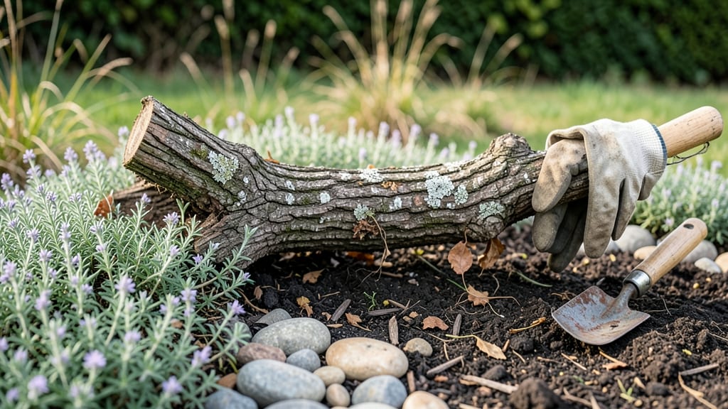 Tree Branch Garden Edging: Rustic Borders That Define Your Landscape Naturally