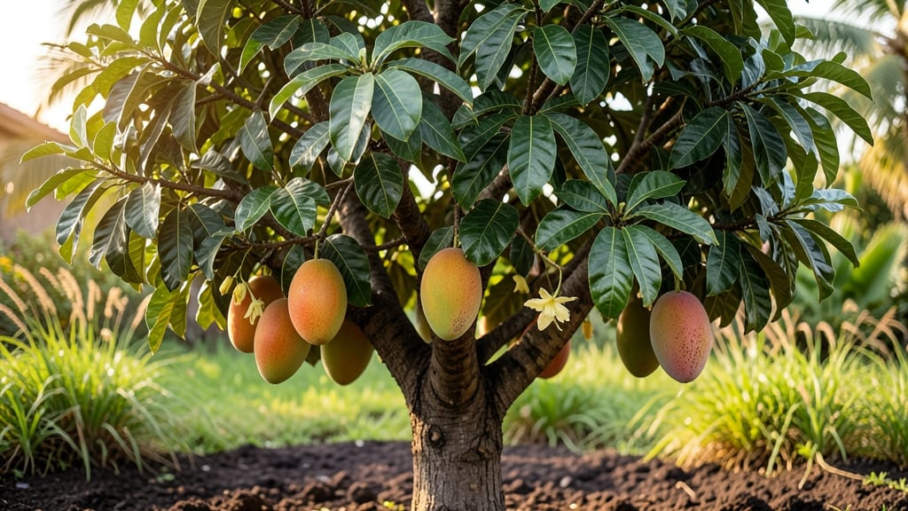 Mango Tree With Ripe Fruits: Harvesting Guide for Peak Flavor & Tree Health