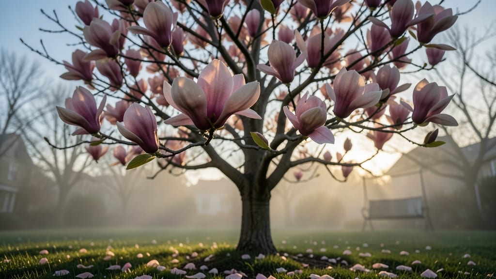 Pink Magnolia Tree
