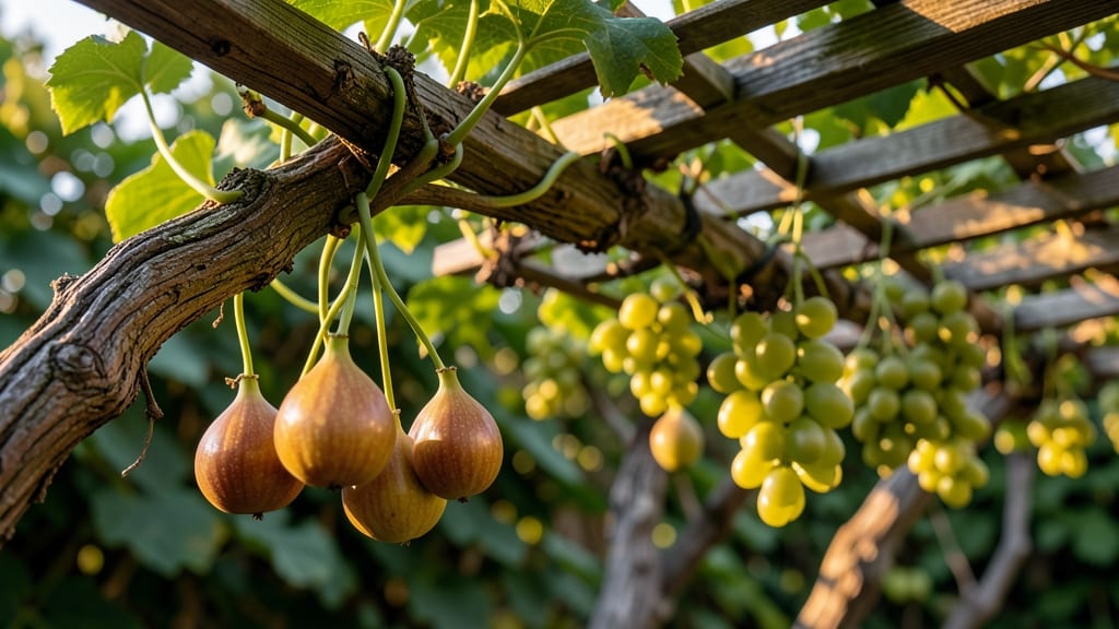 Fig-Leaf Grapes (Vitis vinifera 'Figaro')