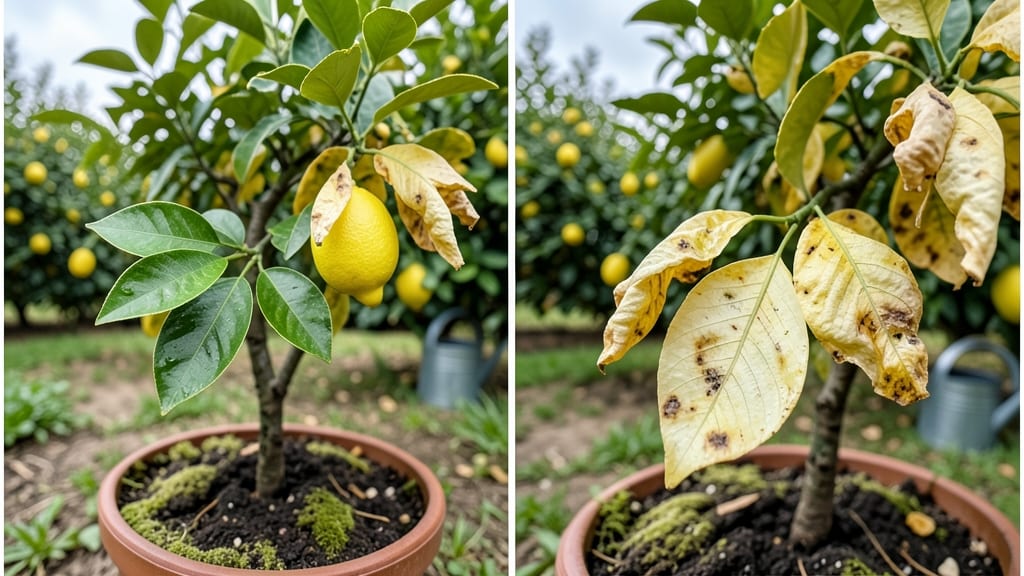 What Does an Overwatered Citrus Tree Look Like: Yellowing Leaves and Mushy Roots Revealed