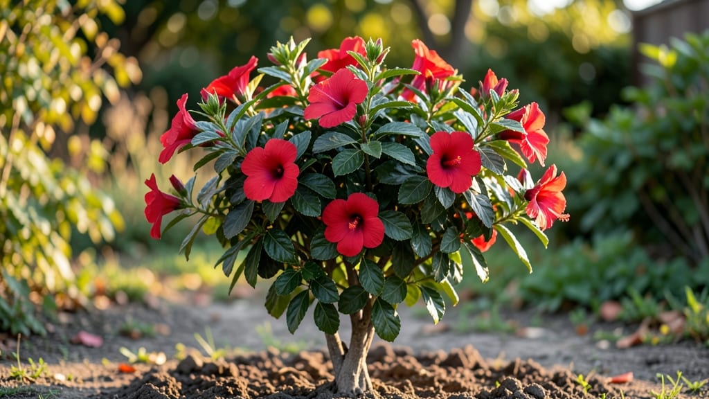 Red Tree Rose of Sharon Pruning: Year-Round Grace With Strategic Cuts