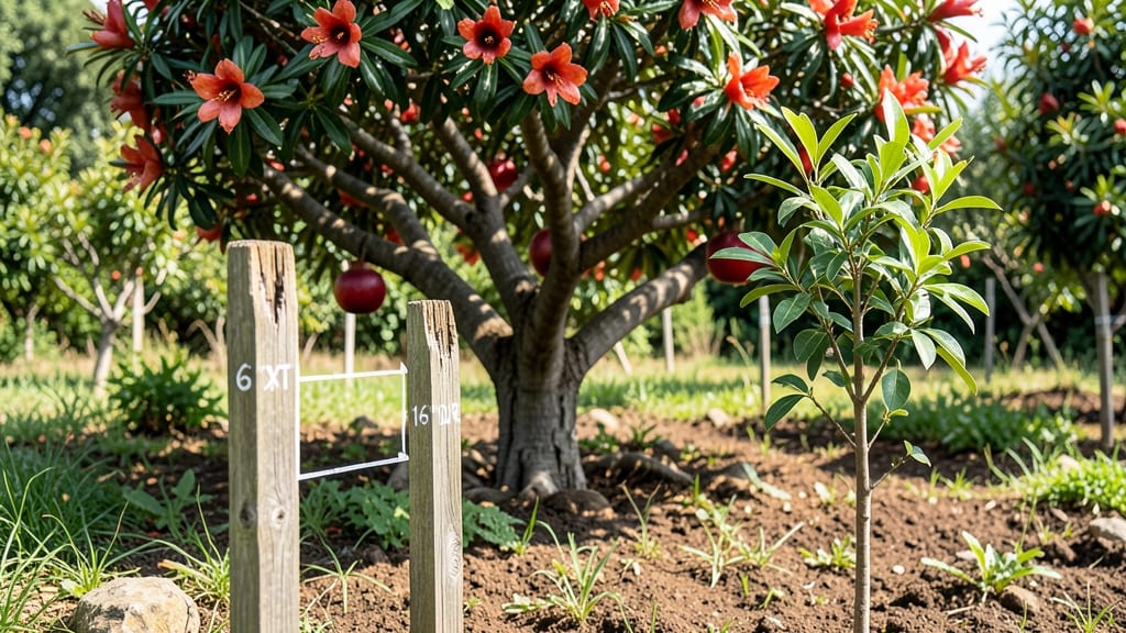 Pomegranate Tree Spacing: Optimal Yard Layouts for Fruitful Growth