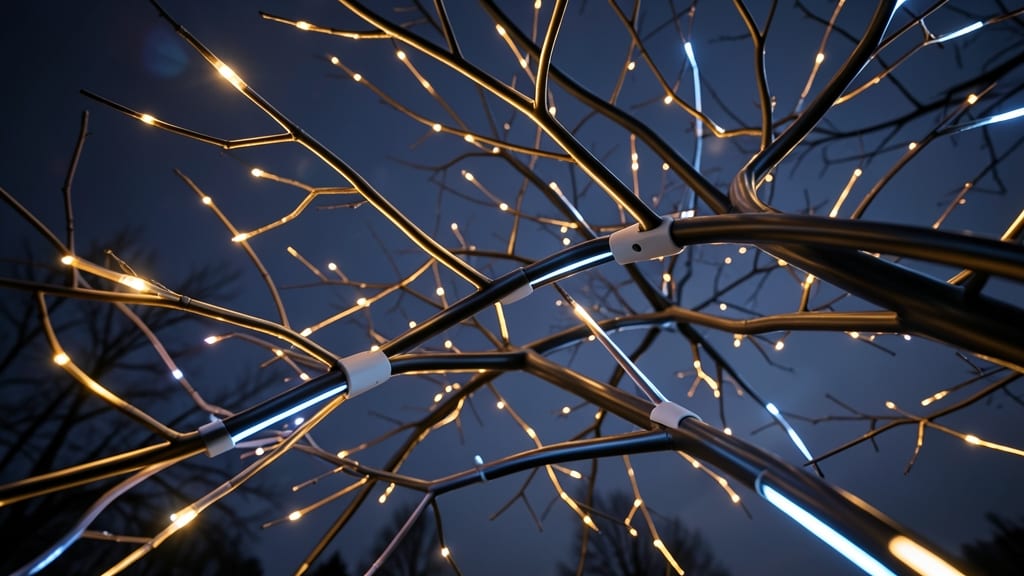 Modular LED Tree Kit with Customizable Branches