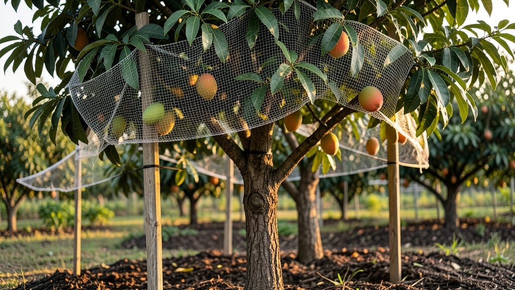 Mango Tree Netting: Storm-Proof Branches Without Breaking Fruit