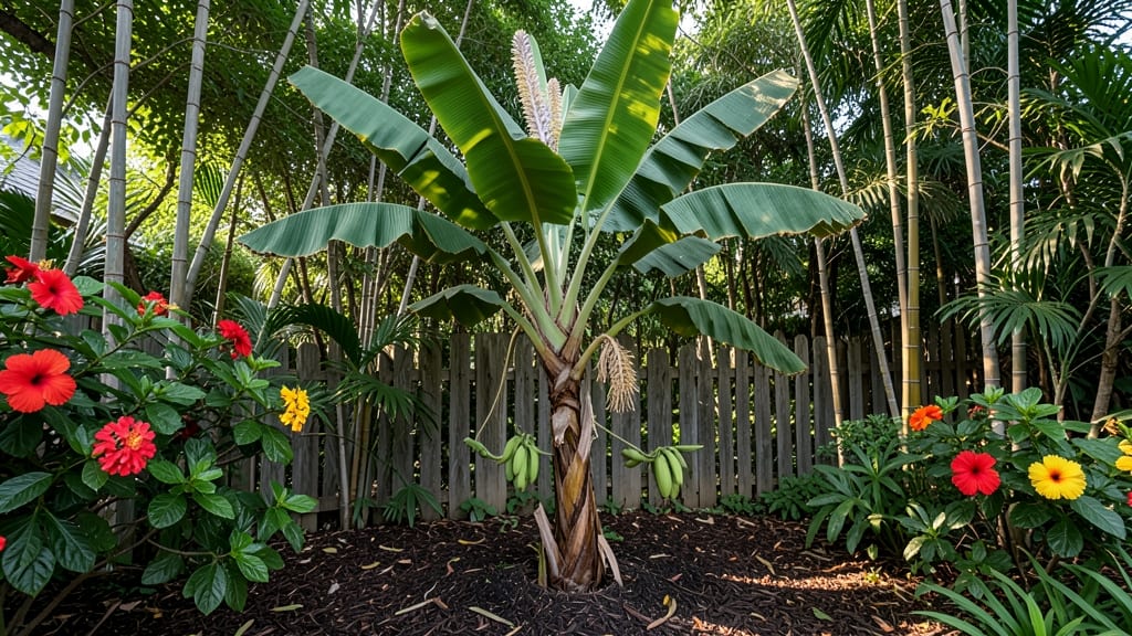 Banana Tree Privacy: Year-Round Lush Screen With Strategic Pruning