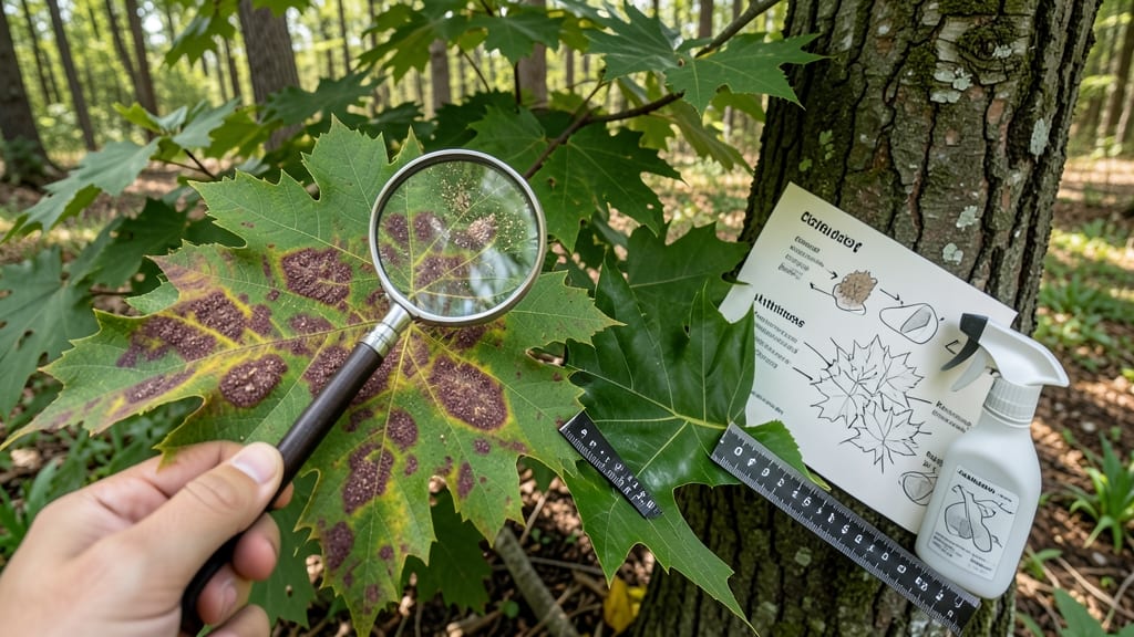 Red Bumps on Tree Leaves: Fungal Spot Diagnosis and Organic Cure Guide