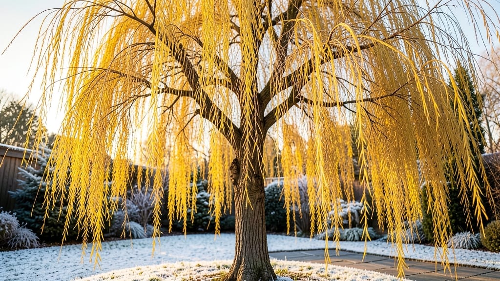 Golden Weeping Willow for Year-Round Color