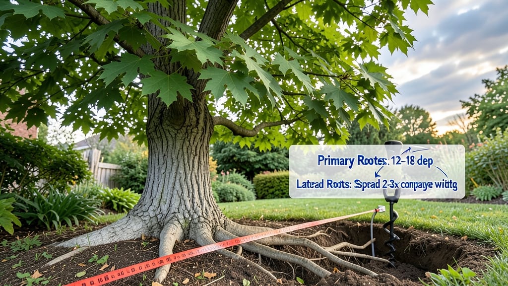 How Deep Are Maple Tree Roots: Spread Patterns and Safe Planting Depths