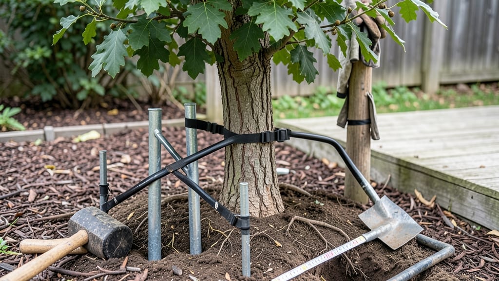 Tree Stabilizer Kit: Unshakable Support for Tall Trees in Storms