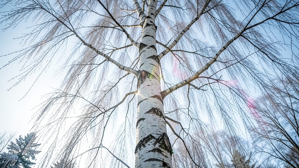 Weeping Birch Tree for Winter Interest