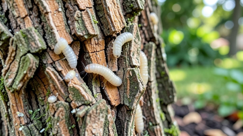 Little White Worms in Tree Bark: Identify, Treat, and Prevent Naturally