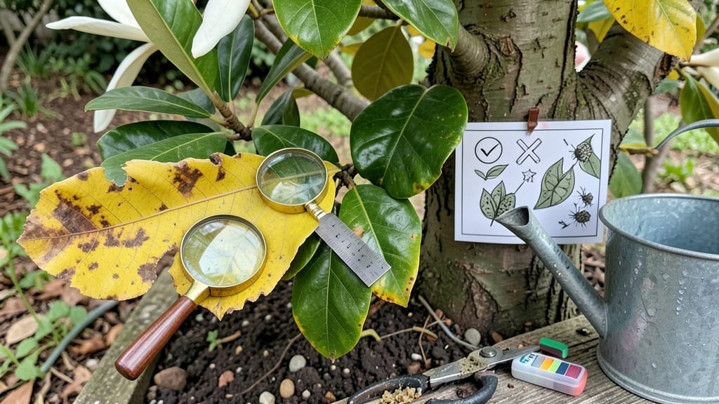 Magnolia Tree Leaf Problems: Yellowing, Spots, and Curl Solutions