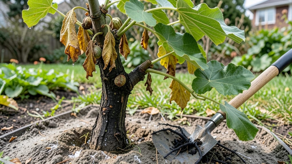 What Does an Overwatered Fig Tree Look Like?: Droopy Leaves and Mushy Roots Revealed