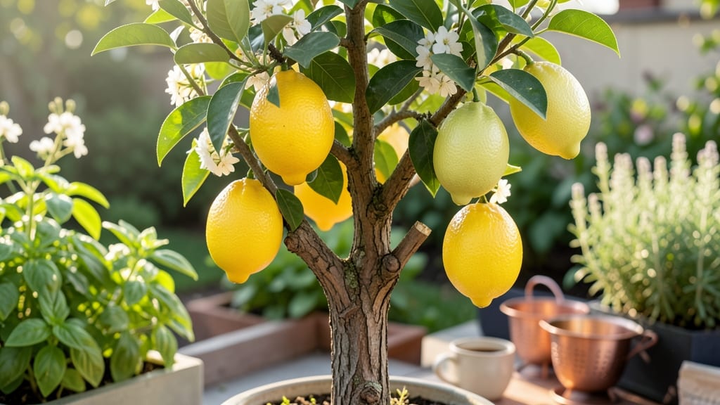 Dwarf Multigraft Citron-Lemon-Meyer Lemon Tree