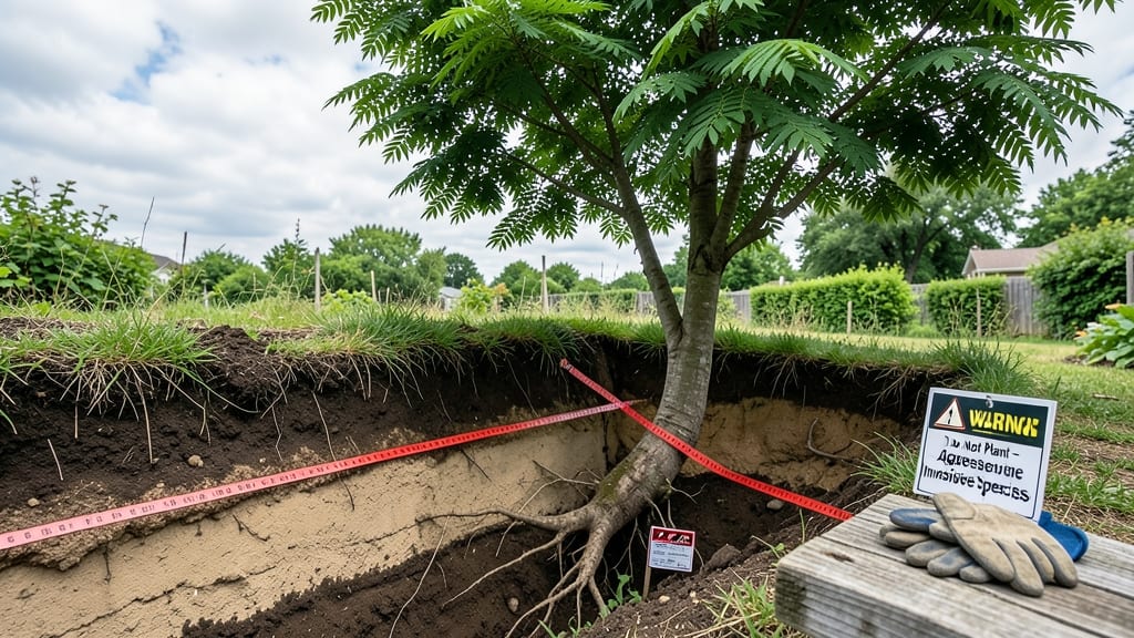 Tree of Heaven Root System Diagram: Invasive Spread Visualized for Control