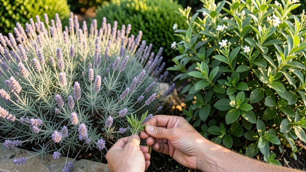 Pinching Young Shrubs for Bushier Growth