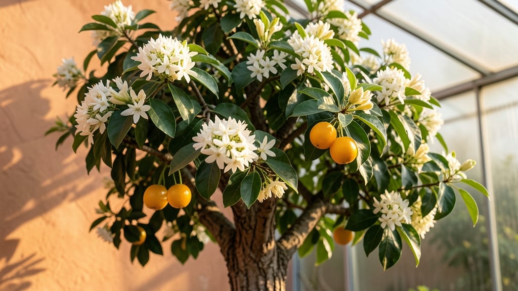 Loquat Trees With Edible Flowers