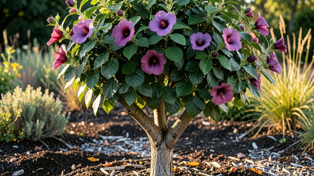 Rose of Sharon Tree Leaves: Herbal Tea Blend for Soothing Infusions