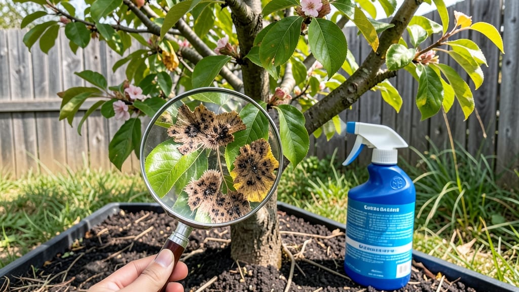 Peach Tree Leaf Spots: Fungal Fix With Organic Spray Solutions
